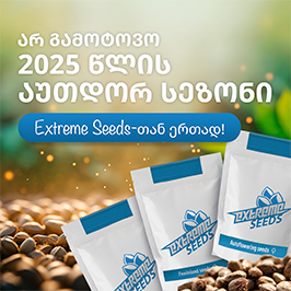 არ გამოტოვო 2025 წლის აუთდორის სეზონი Extreme Seeds-თან ერთად!